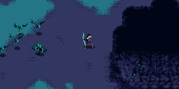 The Ranger using her Rapid Fire in the Mines. We’re on Kickstarter now! Check it out here!